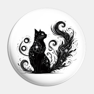 The kitty black Pin