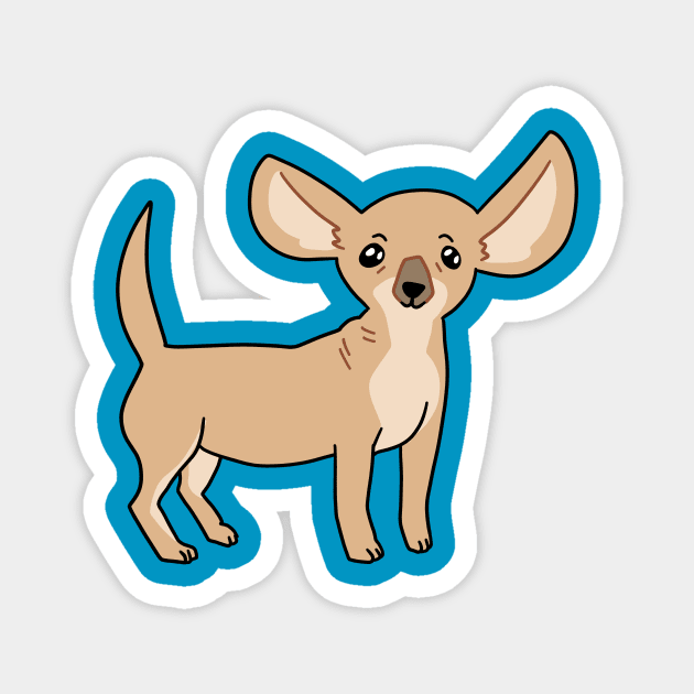 Chihuahua Magnet by saradaboru