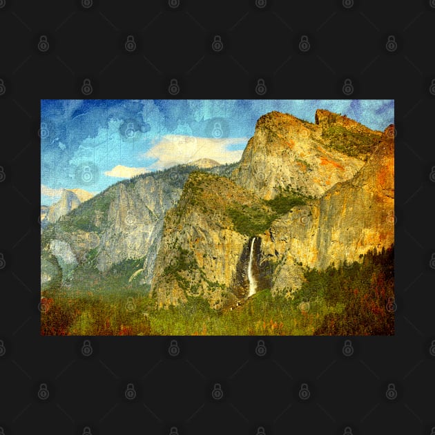 A scenic view of Yosemite National Park by ikshvaku