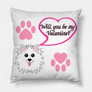 Will you be my Valentine? Pattern Pillow