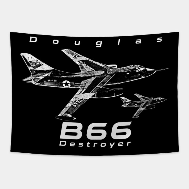 Douglas B-66 Destroyer Tapestry by aeroloversclothing