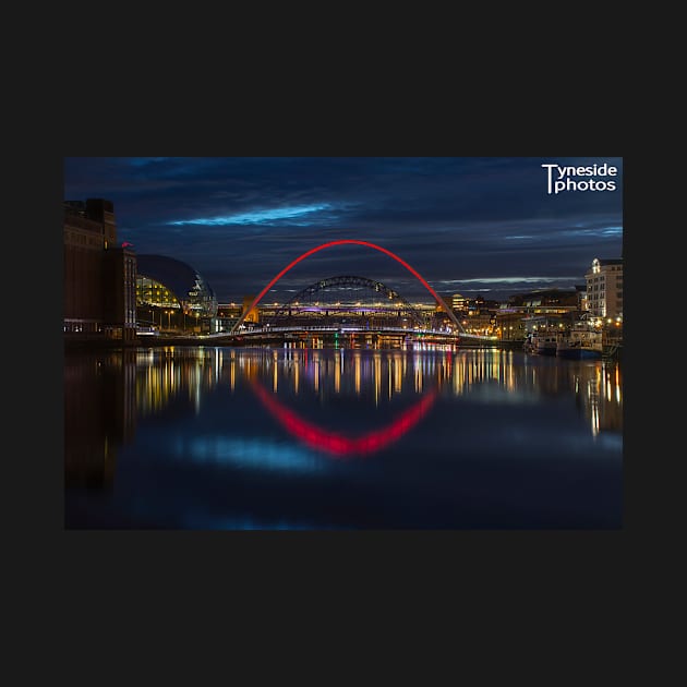 Newcastle Gateshead Quayside at night tynesidephotos by tynesidephotos