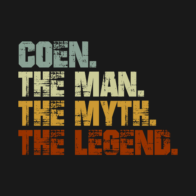 Coen The Man The Myth The Legend by designbym