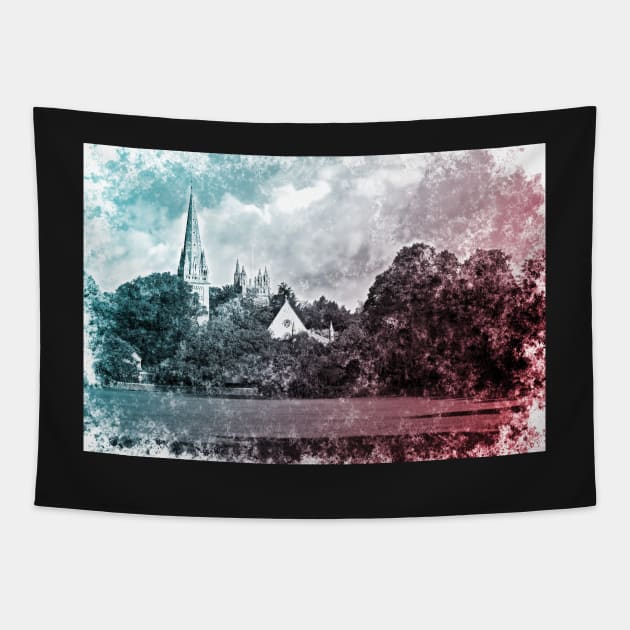 Llandaff Cathedral#9 Tapestry by RJDowns