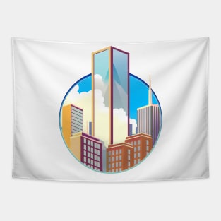 City Skyline Tapestry