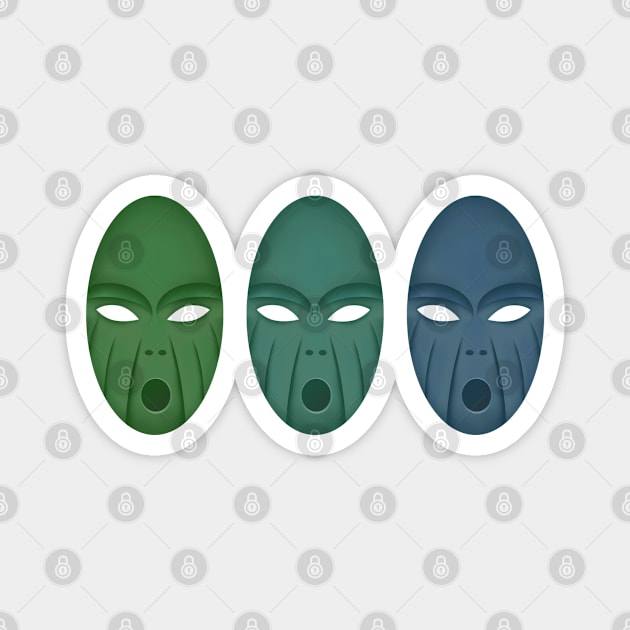 Three Aliens Magnet by stefy