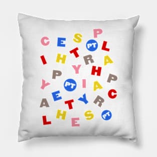 physical therapy (love on tour alphabet soup) Pillow