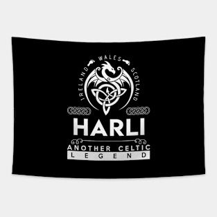 Harli Name T Shirt - Another Celtic Legend Harli Dragon Gift Item Tapestry