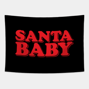 Santa Baby Tapestry