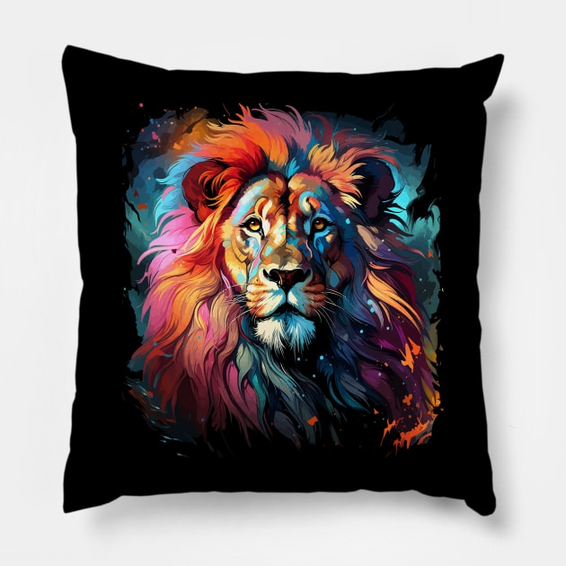 Lion Rainbow Pillow by JH Mart