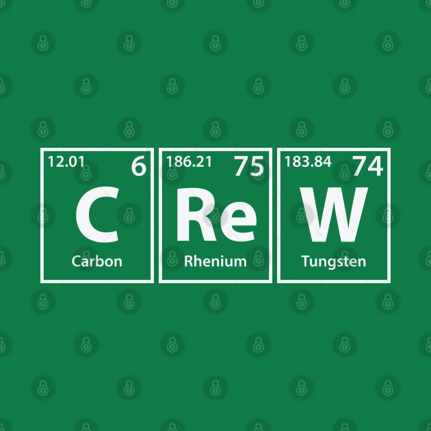 Crew (C-Re-W) Periodic Elements Spelling by cerebrands