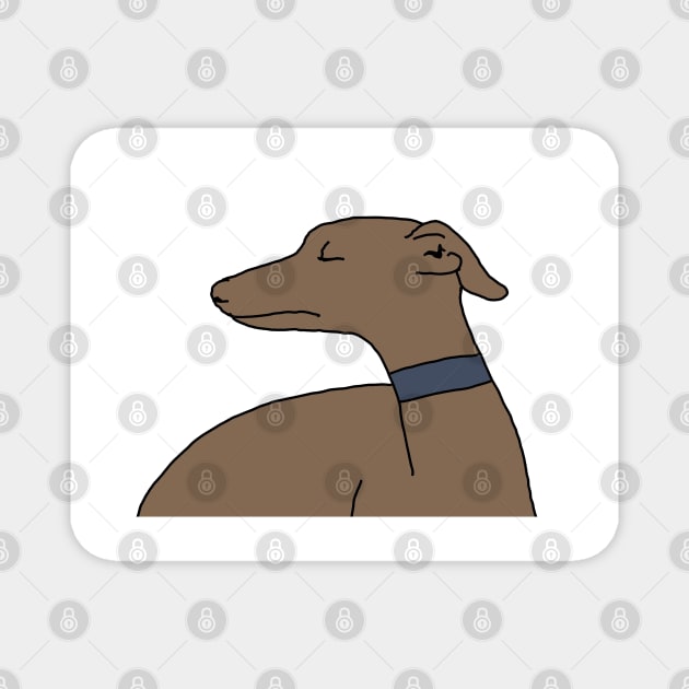 Greyhound Magnet by Noamdelf06