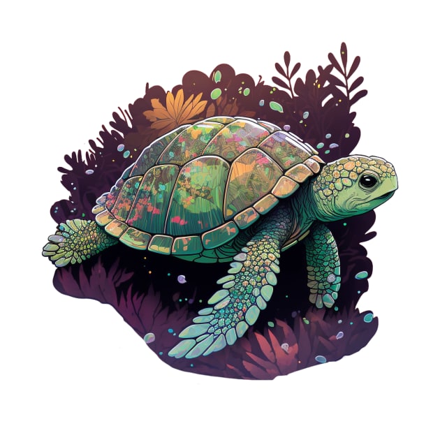 Coral Reef Sea Turtle by newdreamsss