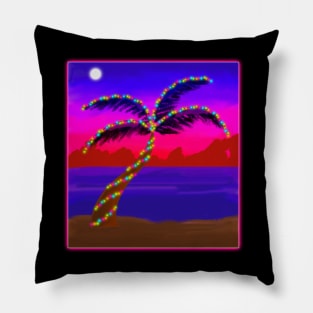 Christmas Palm Tree Pillow