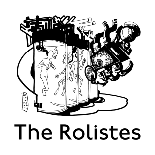 The Rolistes Podcast (Friend Computer B&W) T-Shirt