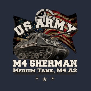 M4 Sherman Medium Tank Veterans T-Shirt