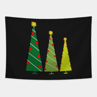 Christmas Tree Trio Tapestry