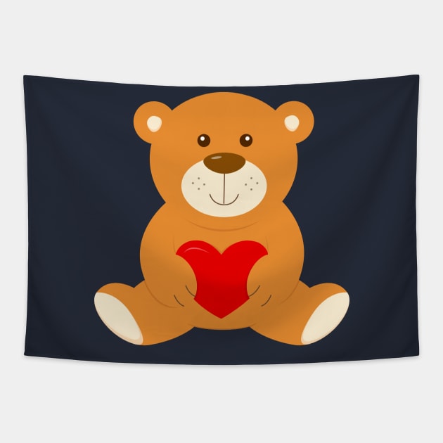 Teddy Bear Tapestry by samshirts