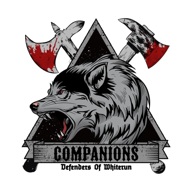 COMPANIONS DEFENDERS OF WHITERUN by theanomalius_merch