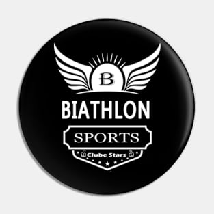 The Sport Biathlon Pin