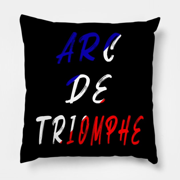 Arc De Triomphe Pillow by Lyvershop