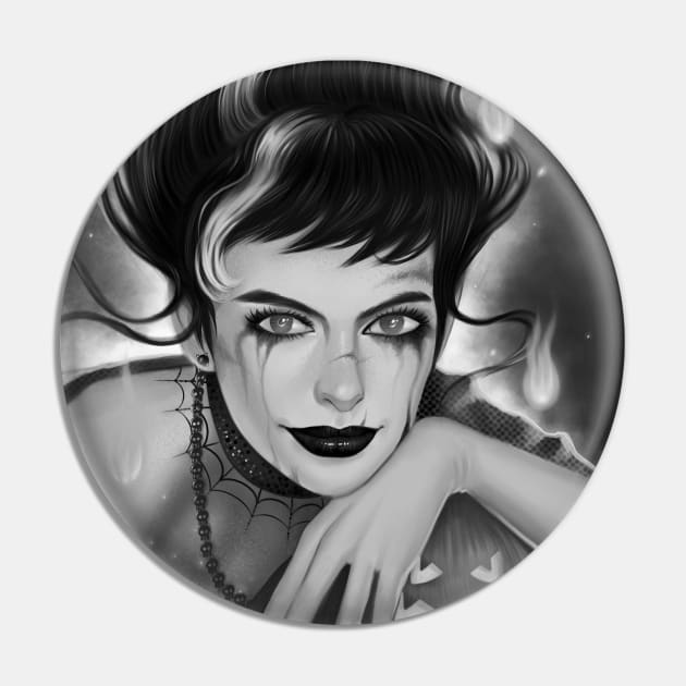 Bad witch b&w Pin by helen_morgun