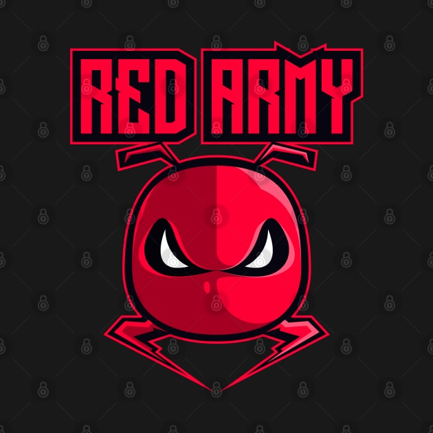 Red Army Ant Mascot by fandi.creations
