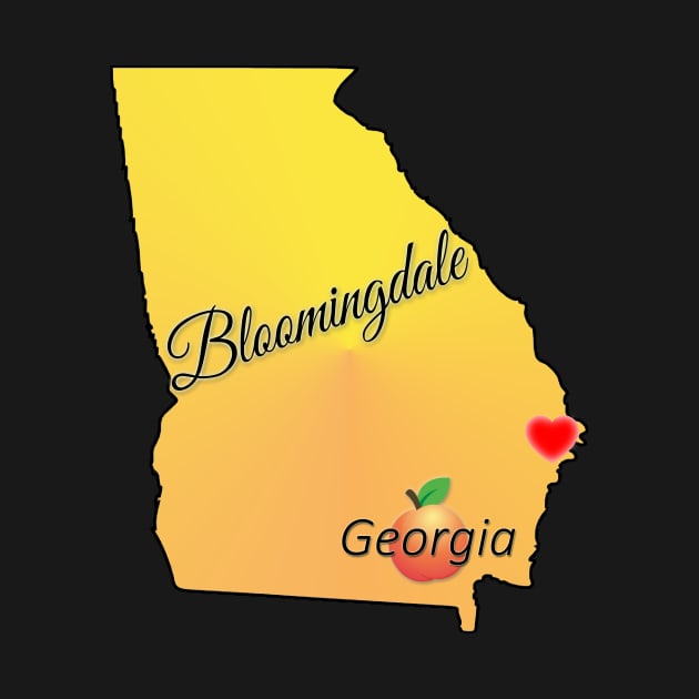 Bloomingdale Georgia by Silver Pines Art