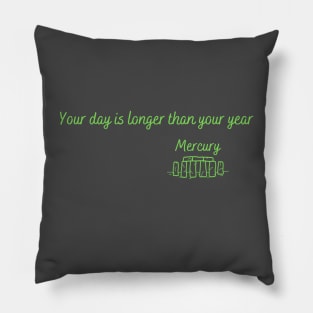 Phish Mercury Your day is longer than your year Pillow