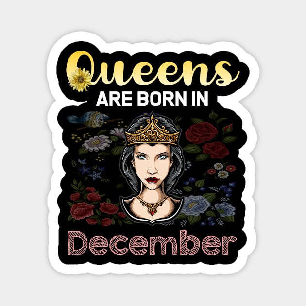 Queen Black December Magnet by symptomovertake