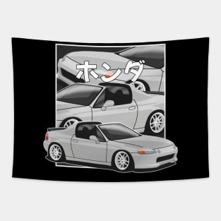 Civic Crx Del Sol Japanese Comics Tapestry