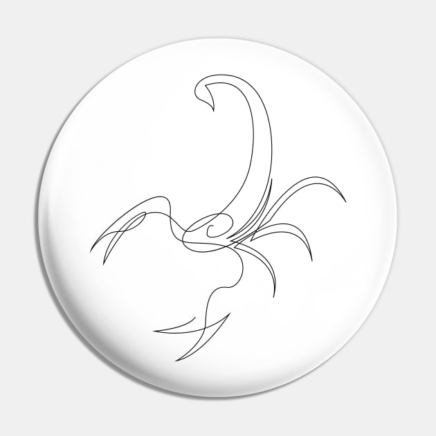 Scorpio Pin by addillum