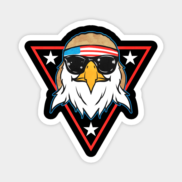 Eagle with sunglasses top