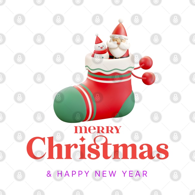 Merry christmas and happy New year by HJDesign