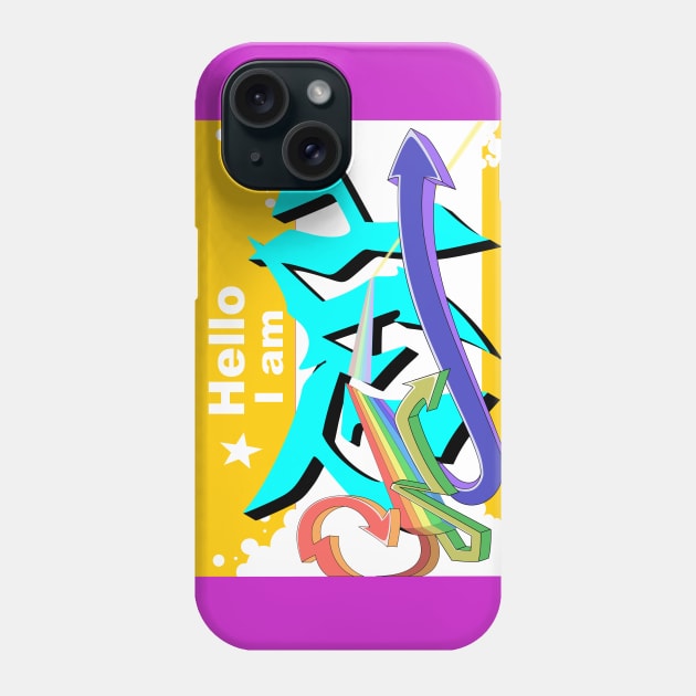 Hello I am gay Phone Case by moonmorph