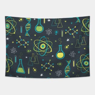 Midcentury Modern Science Tapestry