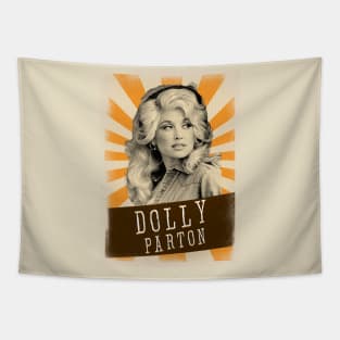 Vintage Aesthetic Dolly Parton 1970s Tapestry