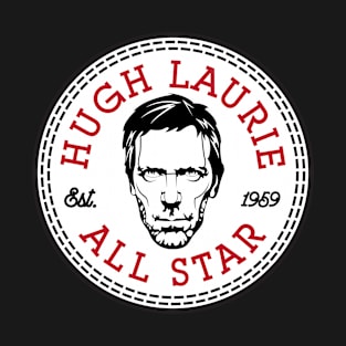 Hugh Laurie All Star Converse Logo T-Shirt