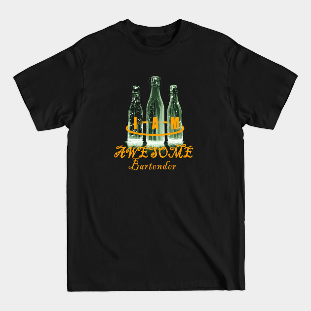 Discover awesome bartender of the millennium - Awesome Bartender Gift - T-Shirt