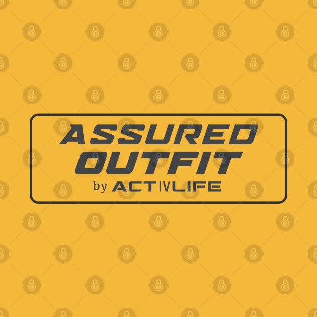 Assured Outfit by Activlife Wear Tagline Logo Sports Branding by ActivLife