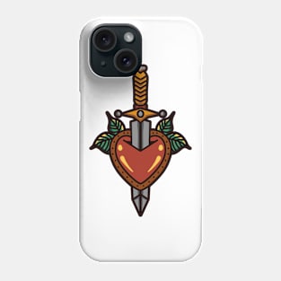 heart sword Phone Case