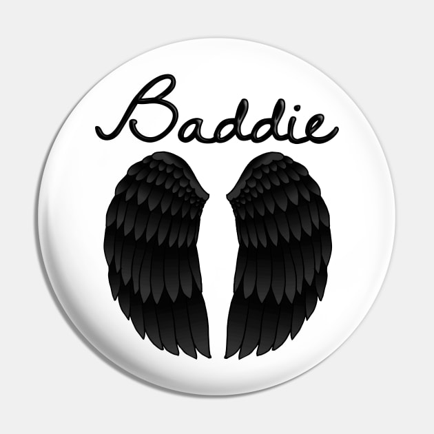 Insta Baddie Dark Wings Pin by julieerindesigns