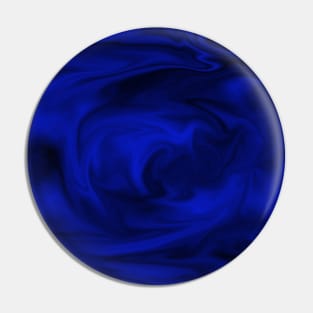 Blue rose abstract Pin