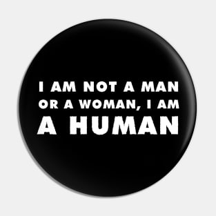 I am a human - Dark Pin