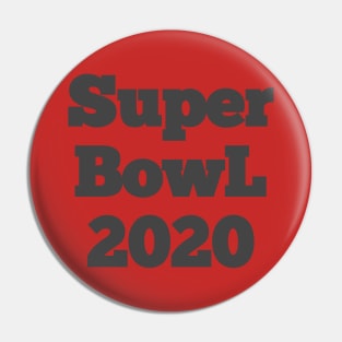 Super Bowl 2020 Tshirt Pin