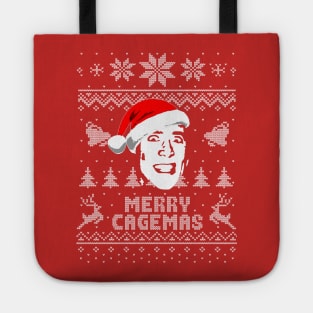 Merry Cagemas Christmas Parody Tote