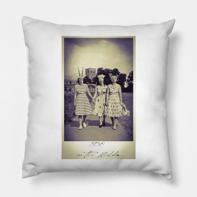 Girls Moment (autumn) Pillow by FattoAMano