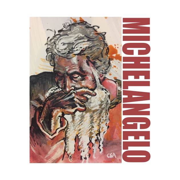 MICHELANGELO - Sistine Chapel Detail Study by MasterpieceArt