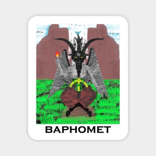 The Devil Baphomet Tarot Card Magnet