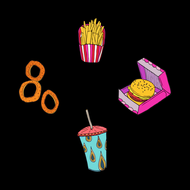 Fast Food Dreamz by minniemorrisart